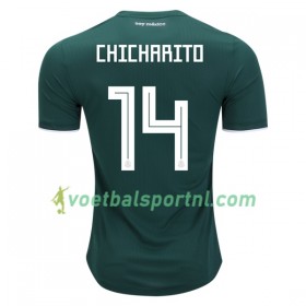 Mexico Chicharito 14 Thuis Shirt WK voetbal 2018